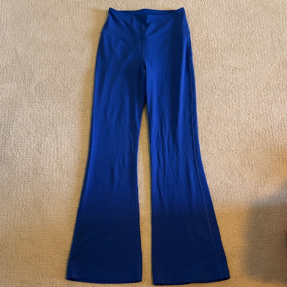 Lululemon Vibrant Blue Flared Leggings Size 6